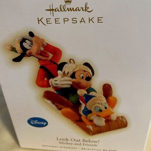 Mickey and Friends "Look Out Below!' Hallmark Ornament